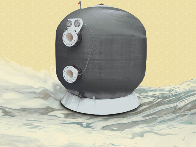 1,4 M Commercial Sand Filter