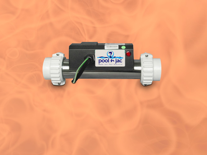 Pemanas SPA model lurus, 3000 watt, stainless steel