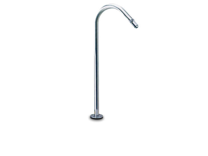 Water massage jet with stand support