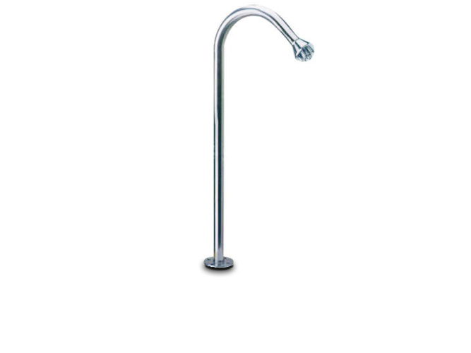 Water massage jet with stand support