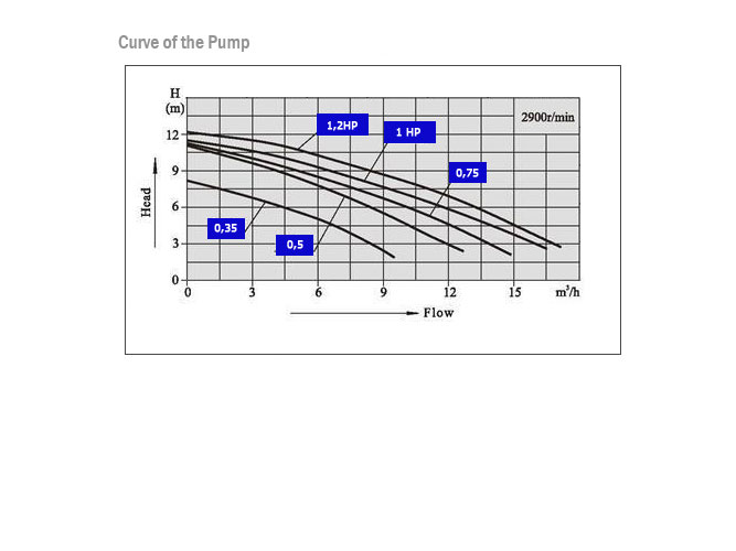 Spesifikasi teknis pompa kolam renang 1 HP