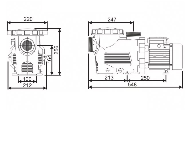 Spesifikasi teknis mesin pompa air sirkulasi 3 HP